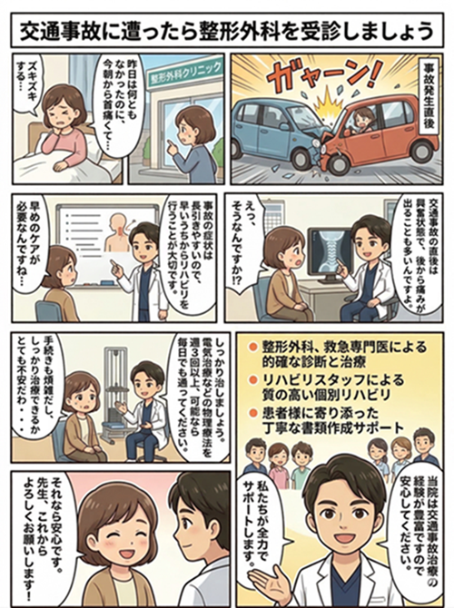 交通事故診療漫画