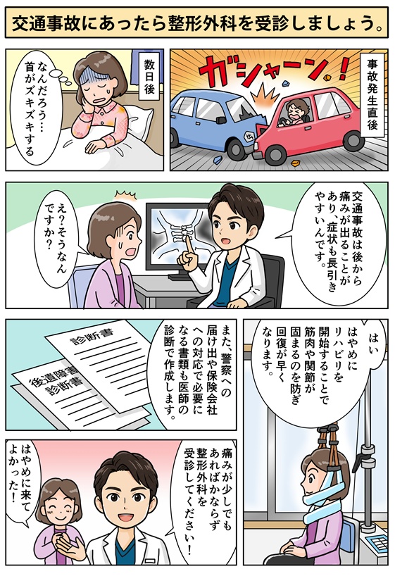 交通事故診療漫画